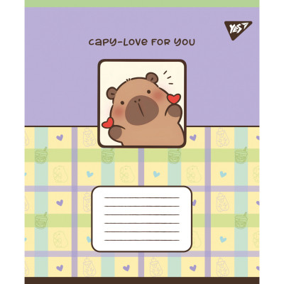 Зошит Yes Capy vibes А5 24 аркушів клітинка (767955) Вінниця - фото 4