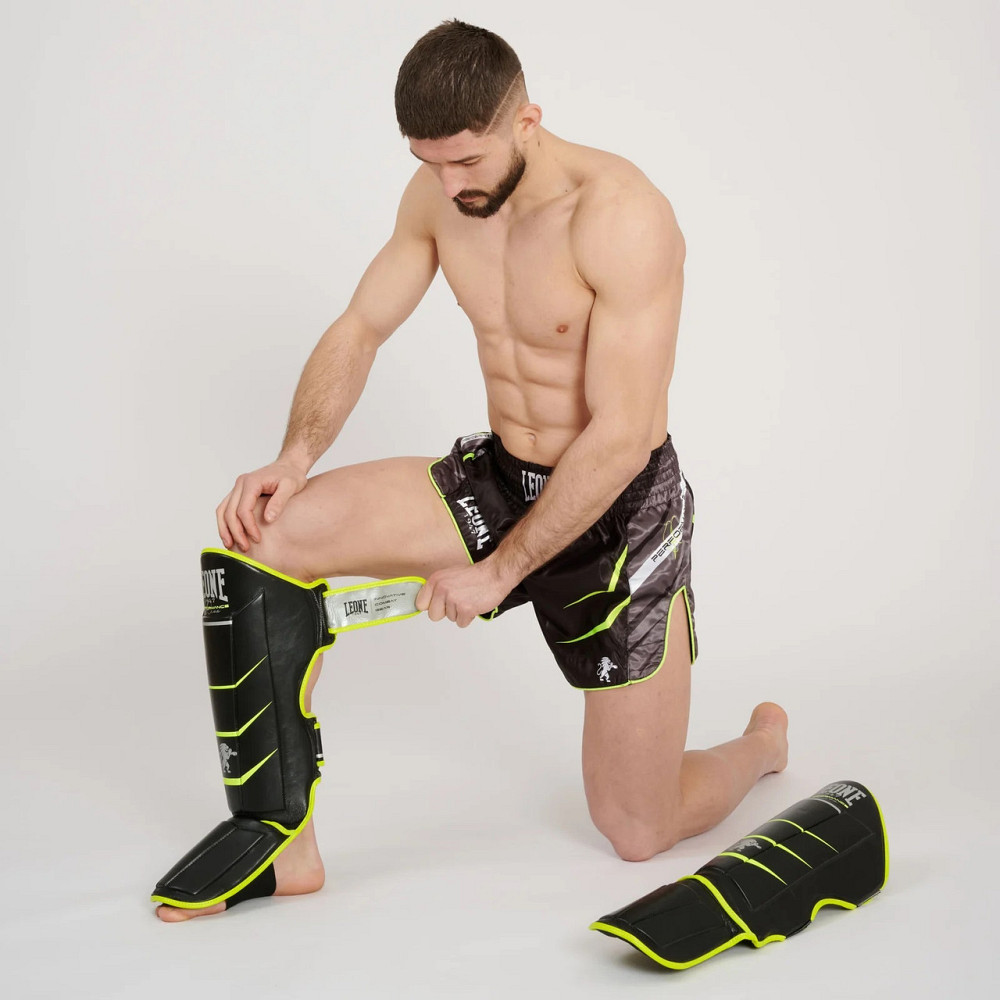 Шорти для тайського боксу Leone Performance Fluo Black XS Київ - фото 8