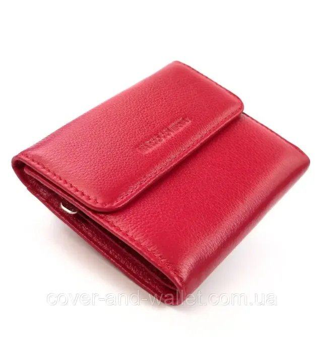 Красный женский маленький кошелек на много карточек на магнитной застежке Marco Coverna MC-2047A Киев - изображение 7