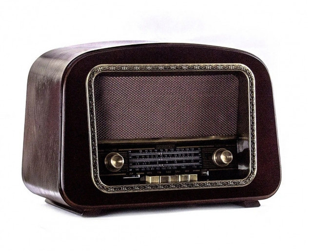 Ретро радио проигрыватель Daklin Европа с подсветкой дерево Орех (RP-050A) Киев - изображение 2