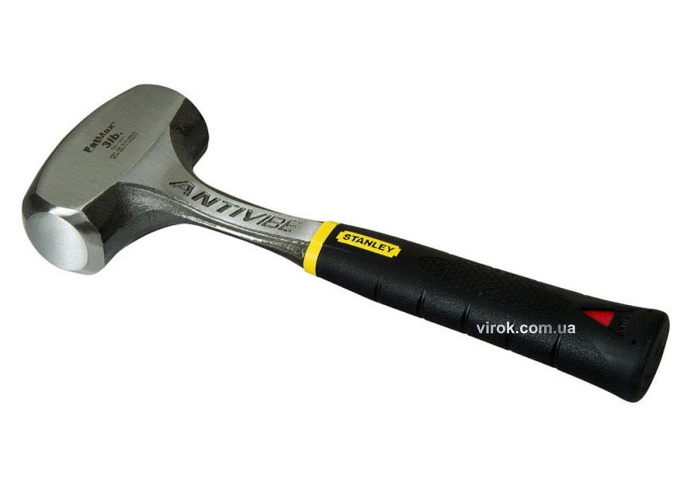 Кувалда суцільна STANLEY "Drilling AntiVibe" : m= 1,36 кг, L= 100 мм, металева Одеса - фото 1