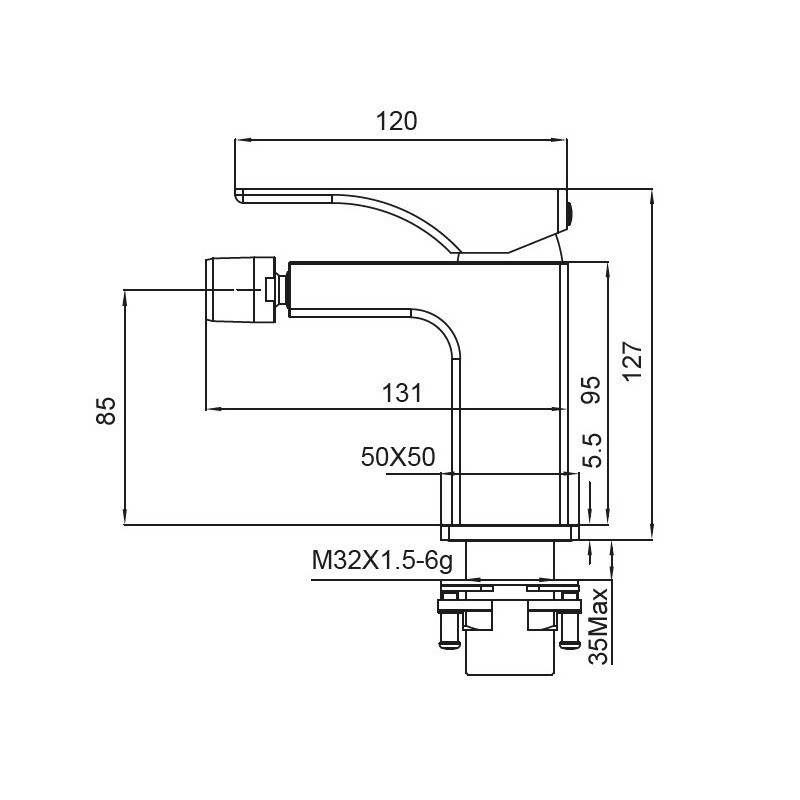 Змішувач для біде Koer KB-20010-01    ( KR3480 ) 37008 Харків - фото 2
