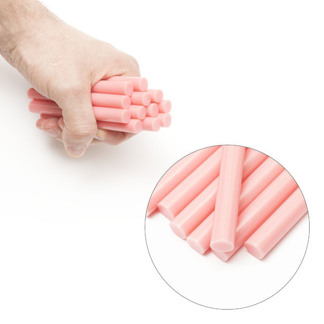 Комплект клейових стрижнів рожевих, 11,2×100 мм, 12 шт. INTERTOOL RT-1045 Київ - фото 4