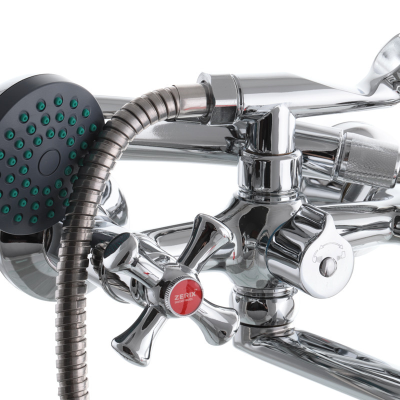 Змішувач для ванни Zerix DMT-B 827 з виливом ZX3050 Харків - фото 3