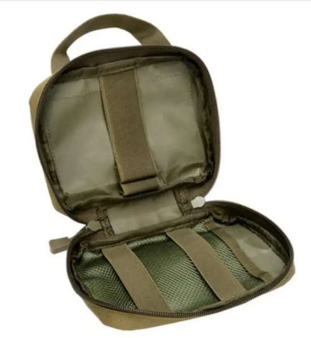 Подсумок-аптечка c креплением на Molle с быстрым сбросом (Зеленый) Винница - изображение 5