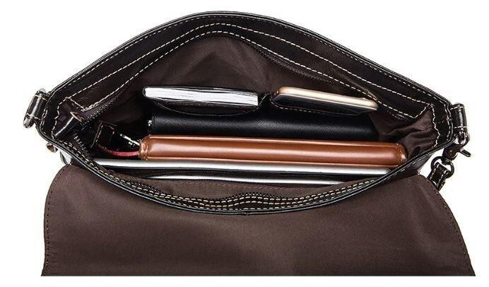 Сумка мужская кожаная Vintage 14852 Черная Киев - изображение 6