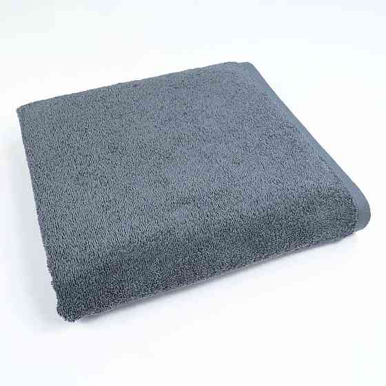 Полотенце махровое банное GM Textile 70х140см 400г/м2 (Серый) Сумы