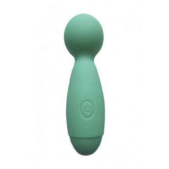 Мини-вибромассажер Wooomy Smally Mini Wand Turquoise Sex Aura Киев