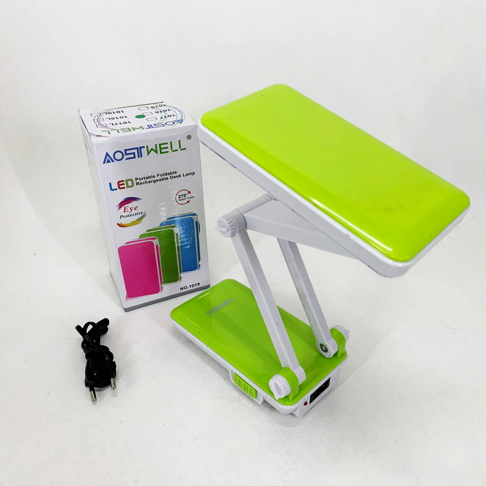 Настільна лампа Topwell 1019 Синя акумуляторна світлодіодна регуляція рівня нахилу. Колір: зелений ON-30 Львів - фото 3