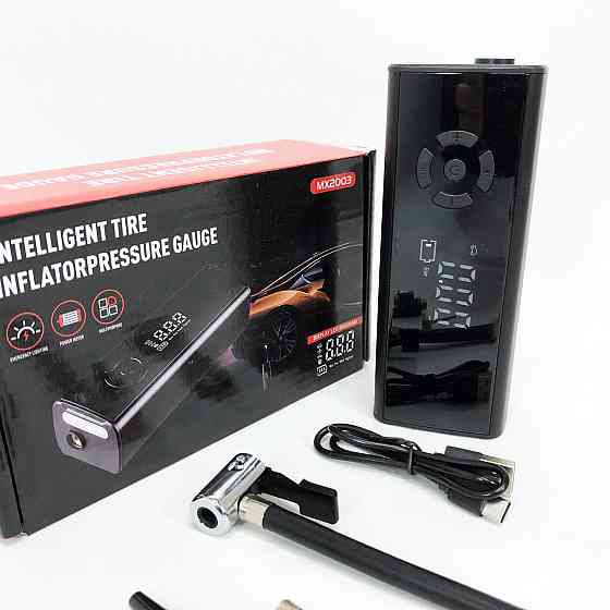 Портативный компрессор для машины MX20033, Мощный портативный воздушный компрессор насос KQ-57 Киев