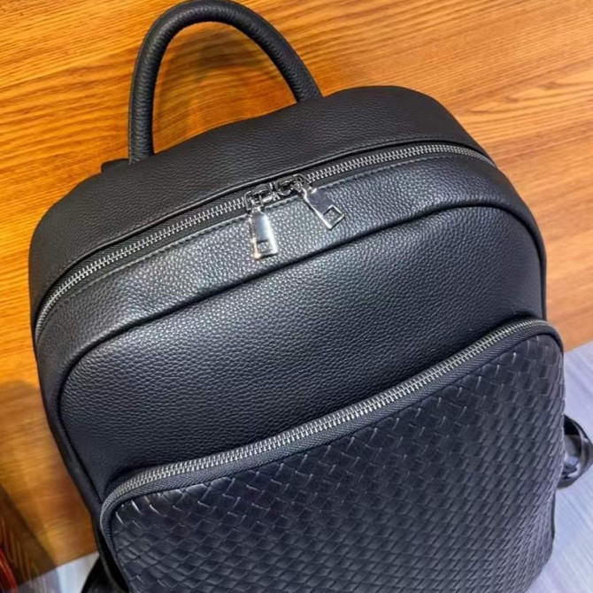 Городской мужской кожаный рюкзак, практичный рюкзак портфель для парня, мужчины Tiding Киев - изображение 9