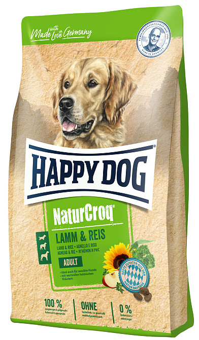 Happy Dog Naturcroq Lam Reis (Хеппі Дог Натур Крок Ягнень і Ріс) сухий корм для собак при слабкому травлення 15 кг. Запоріжжя - фото 1