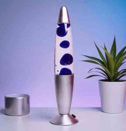 Лампа настольная декор Лава фиолетовая Киев