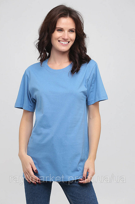 Набір базових футболок 2 шт Stedman Classic-T жіночий блакитний/бордовий (ST2000W-LBL-BGR) XL Київ - фото 3