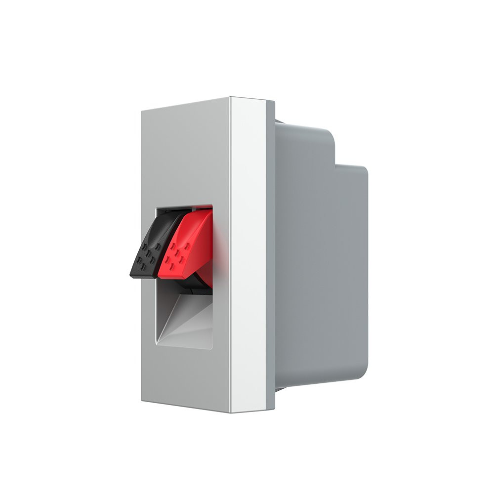 LIVOLO Hi-Fi аудіо розетка LIVOLO (Banana), сіра, для колонок і підсилювачів, модуль 0.5 поста Коломия - фото 7