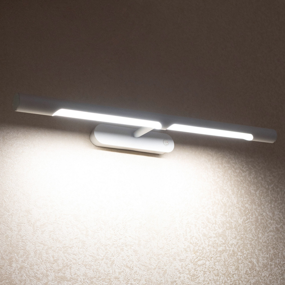 Светильник настенный 8w MSK Electric Linea подсветка зеркал/картин белая 4000K NL 6113 WH Одесса - изображение 5