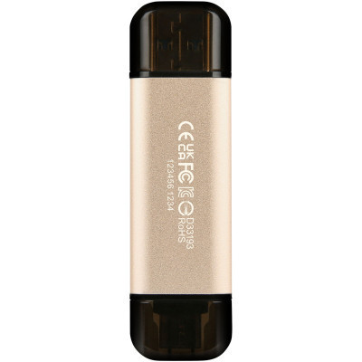 USB флеш накопичувач Transcend 512GB JetFlash 930C Gold-Black USB 3.2/Type-C (TS512GJF930C) Вінниця - фото 7