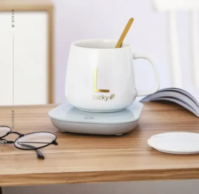 Белая Чашка на підставці з підігрівом Stenson YG01317 L 400мл Коломыя - изображение 2