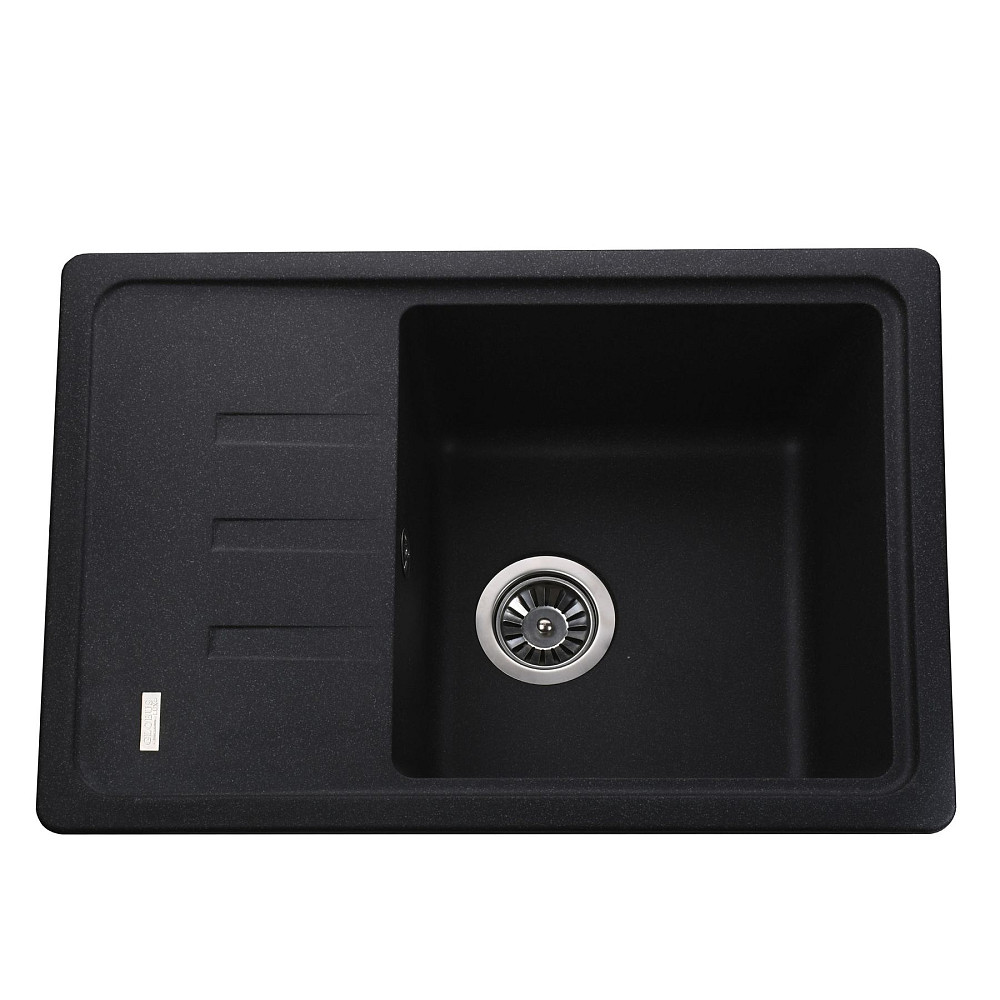 Гранітна мийка Globus Lux MONO графіт 620х435мм-А0001 Тернопіль - фото 1