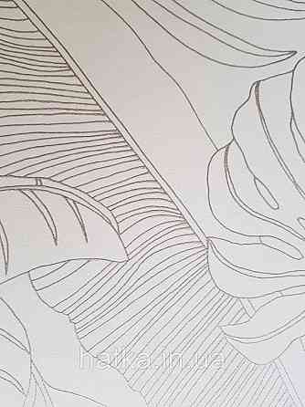 Шпалери флізелінові Khroma LAV202 LA VIE EN ROSE бежеві гілки листя срібні Київ