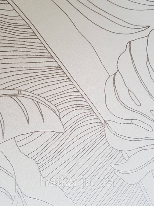 Шпалери флізелінові Khroma LAV202 LA VIE EN ROSE бежеві гілки листя срібні Київ - фото 3