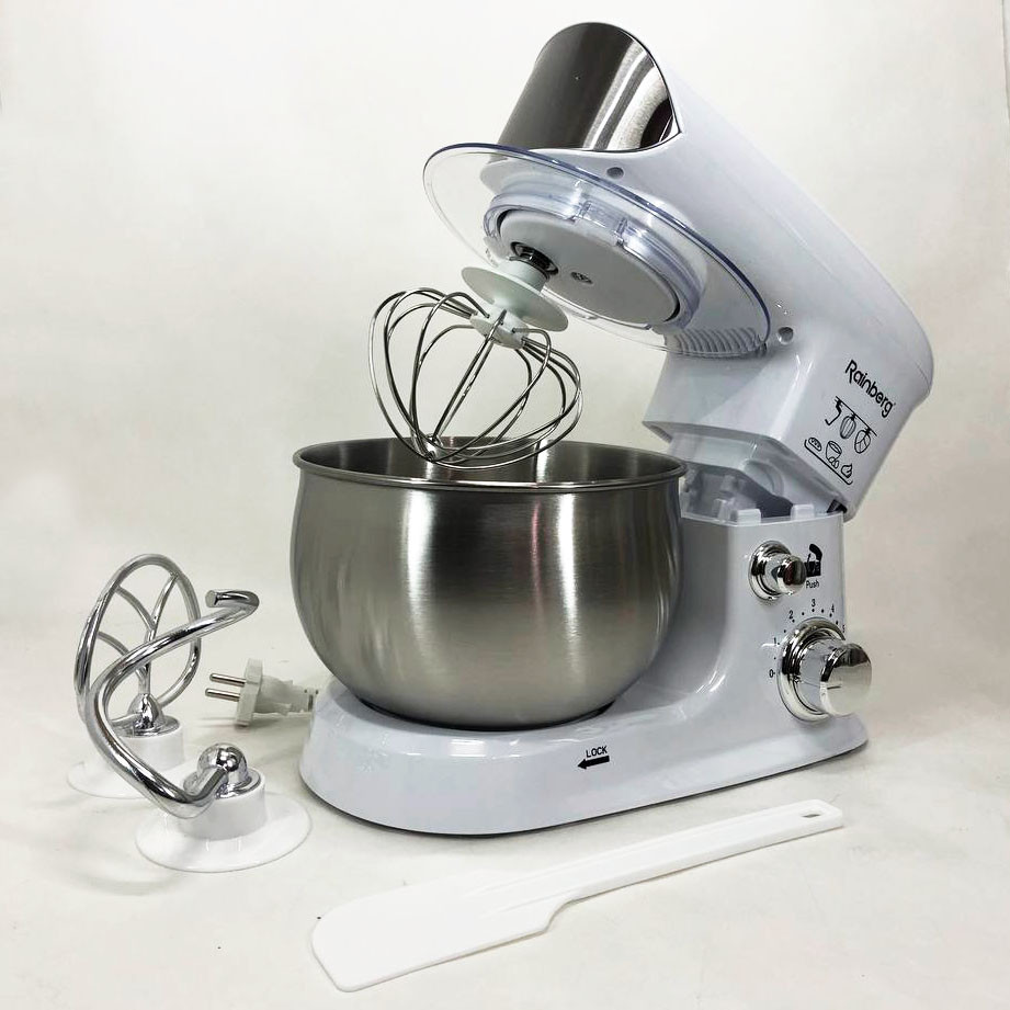 Тестомес для приготовления теста Rainberg RB-8083 3200 Вт, Бесшумный кухонный комбайн XZ-58 Львов - изображение 4