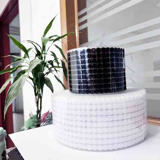 Самоклеящиеся липучки 10мм, белые, 1000 пар Киев