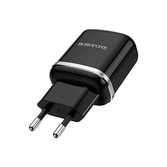 Мережевий зарядний пристрій BOROFONE BA36A High speed single port QC3.0 charger set(Type-C) White Київ