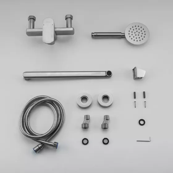 Смеситель для ванны с душевым гарнитуром Frap H805 F22805 сатин Киев