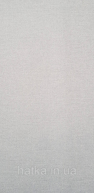 Обои виниловые на флизелине Rasch County Living метровые однотонные матовые под ткань лен голубые с серым Киев - изображение 3