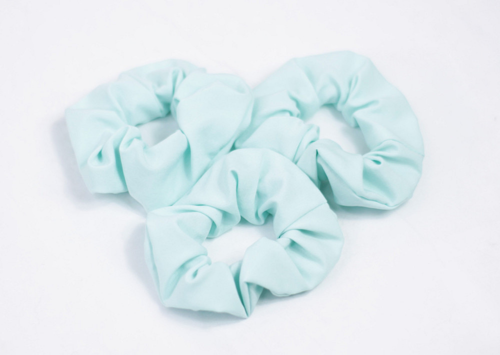 Резинка для волос шелковая Мятный Харьков - изображение 3