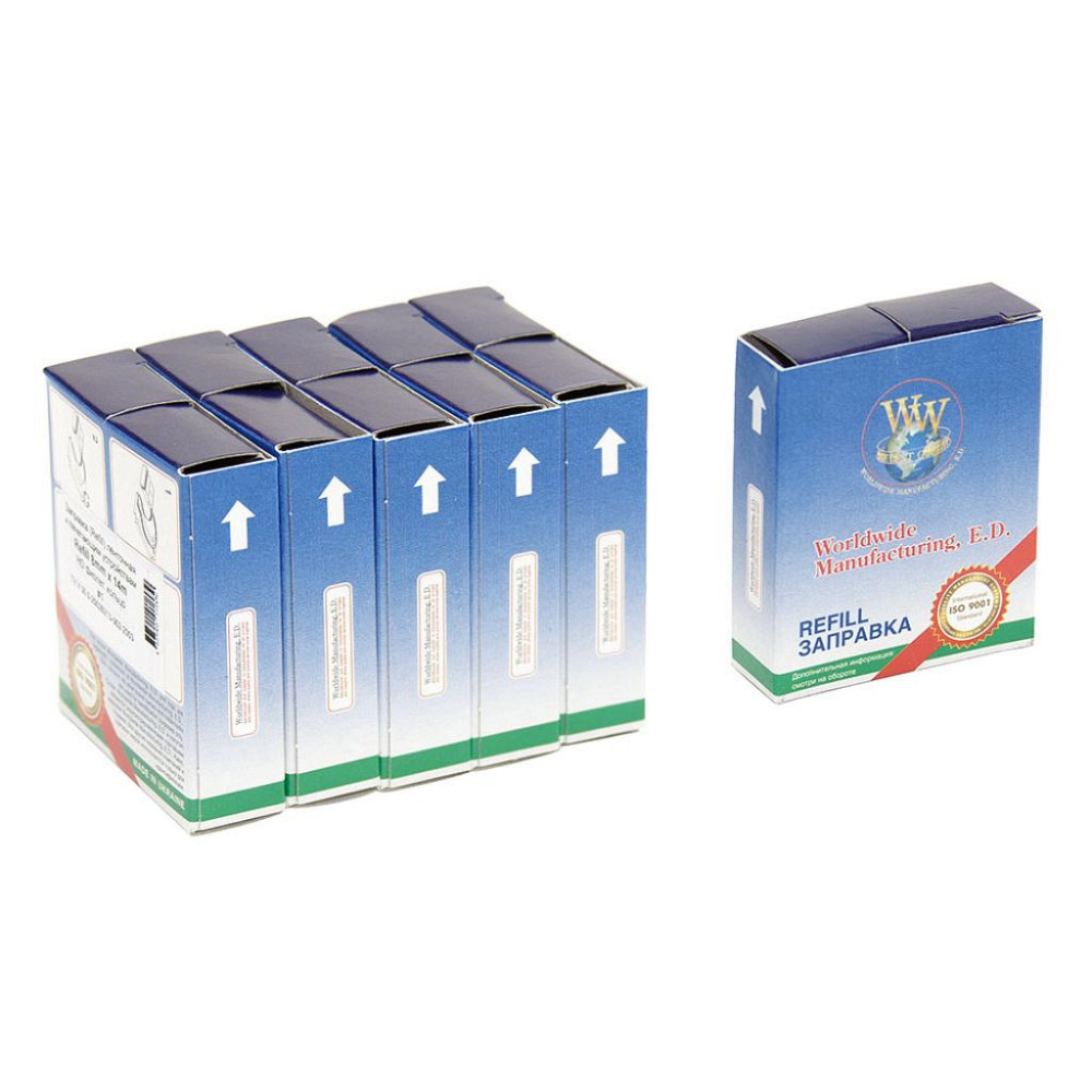 Лента к принтерам 6.35мм х 5.5м STD, ring, Refill Black *5пак WWM (R6.5.5S5) Винница - изображение 1