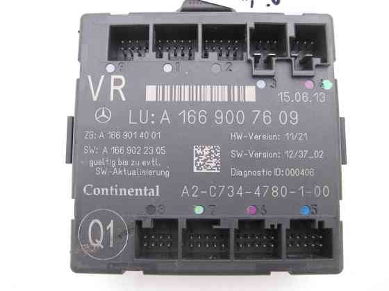 Mercedes-Benz  A1669007609 Блок керування передніх правих дверей ML GLE W166 GL GLS X166 CLA C117 A-Class W176 B-Class W246 Одеса