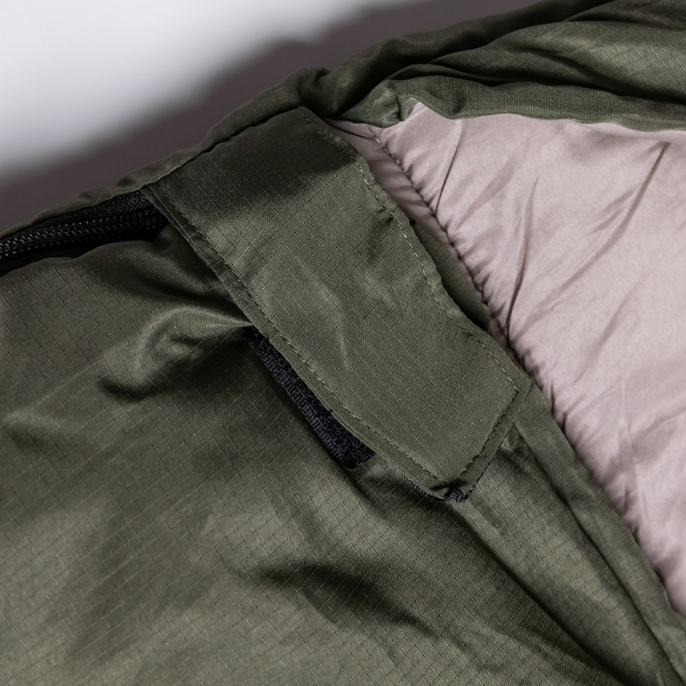 Всесезонний спальний мішок-ковдра з капюшоном 210х70 см Хакі LU-010 Коломыя - изображение 9