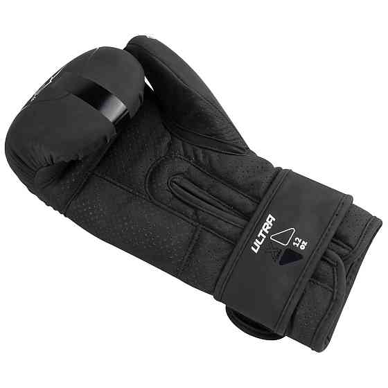 Боксерські рукавиці PowerPlay 3024 Ultra Mat Чорно-Білі 14 унцій Киев