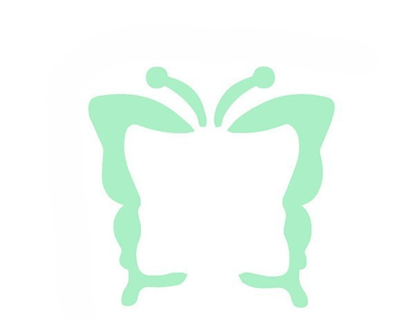 Люмінесцентна наклейка Метелик 14 на 12 см салатовий Київ - фото 3