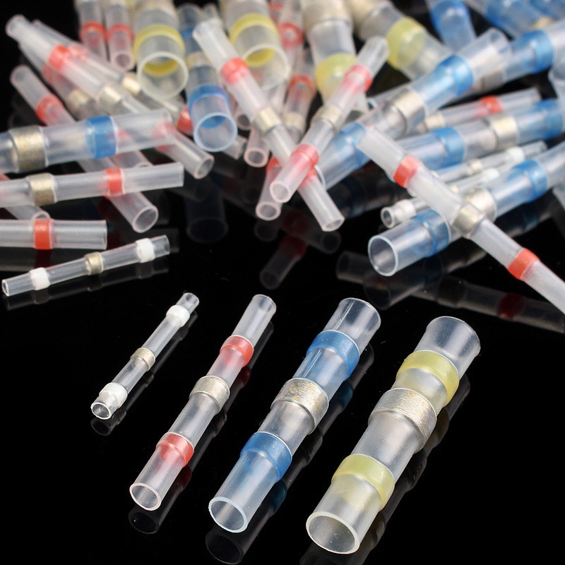 Трубка термоусадочная с припоем 2,0/1,1мм, длина-26мм, белая Полтава - фото 1