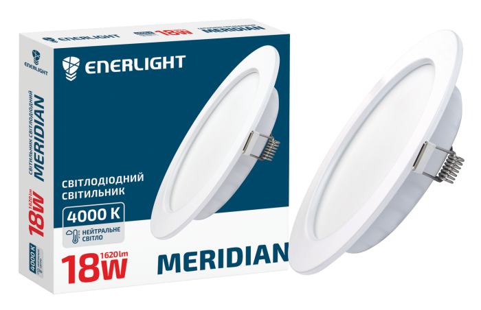 Cвітильник стельовий світлодіодний ENERLIGHT MERIDIAN  18Вт 4000К Рівне - фото 2