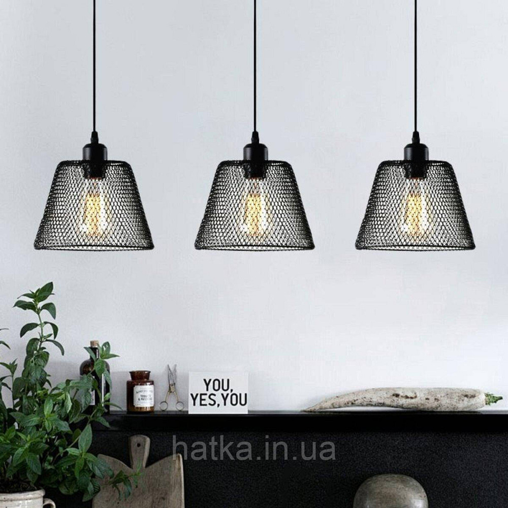 Люстра в стилі лофт VALESO GLD-22805-3 на 3 плафони Київ - фото 1