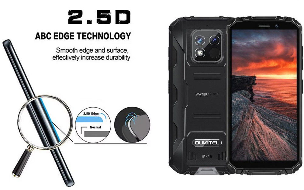 Захисне скло ArmorGlass для Oukitel WP18, WP18 Pro – стійке до подряпин та ударів Київ - фото 2