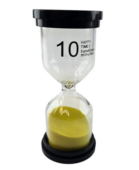 Часы песочные на 10 мин желтый песок Киев - изображение 1