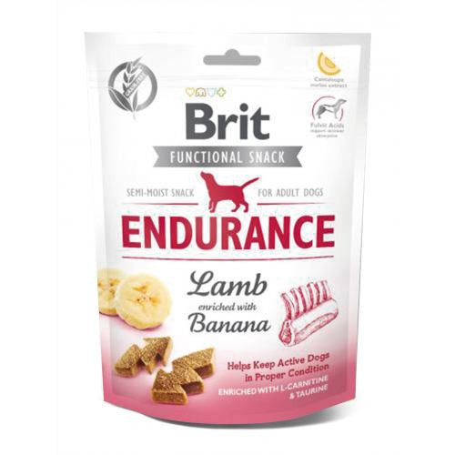 Ласощі Brit Care Functional Snack Endurance для собак з підвищеною активністю з ягням та бананом 150 г Київ - фото 1
