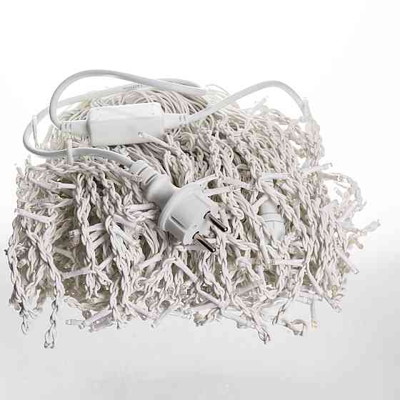 Вулична гірлянда Бахрома 36 м 600 LED білий провід Жовте сяйво36MWY Київ