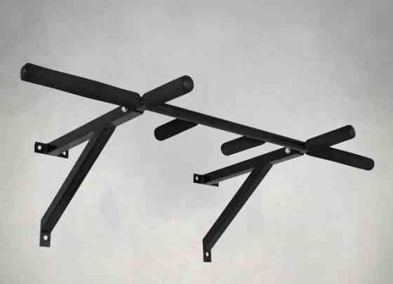 Турник настенный 3 хвата Спортивные стенки и турники для дома Черный Киев