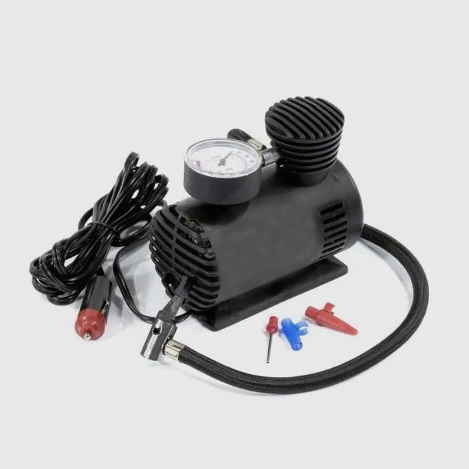 Насос компресор портативний 12 в dc, Компресор підкачки шин від прикурювача SX-31 Львів - фото 14