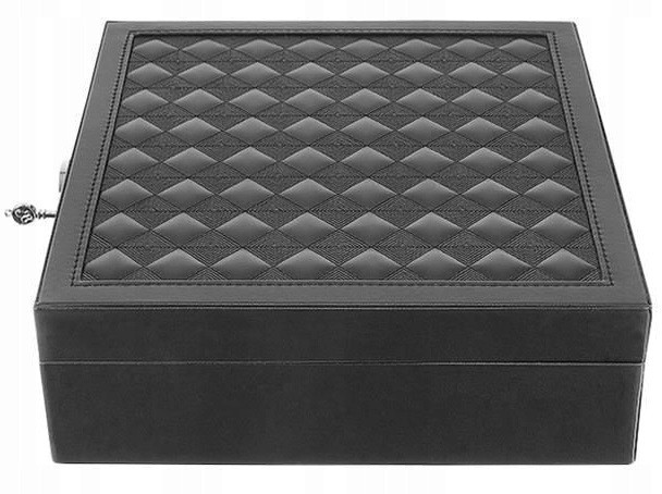 Скринька - футляр для зберігання прикрас з ключем Beautylushh (8896) Black Нововолинськ - фото 7