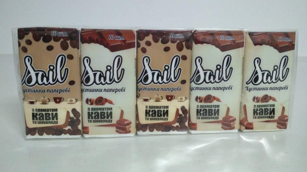 Паперовий носовичок (Кава) Одеса (10 шт) Харків - фото 1