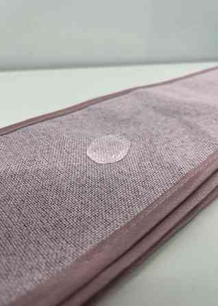 Комплект штор VR-Textil 100% блекаут ASHEN NIGHT 100х270 2шт і Тюль 300х270 1843ш-1153т пудровий з білим 71-088/1 Київ