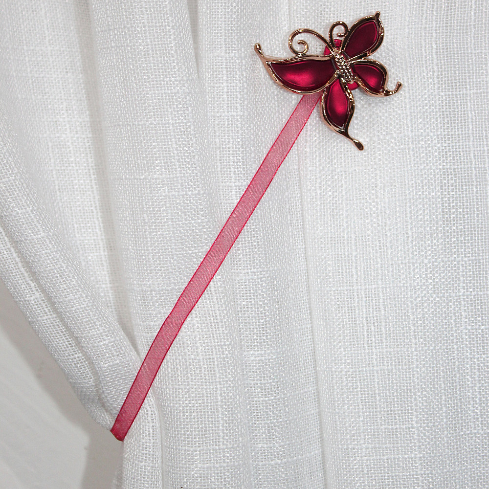 Магниты для штор и гардин (133м) Карнер набор 2 шт Красный с золотистым (81-044) Киев - изображение 2