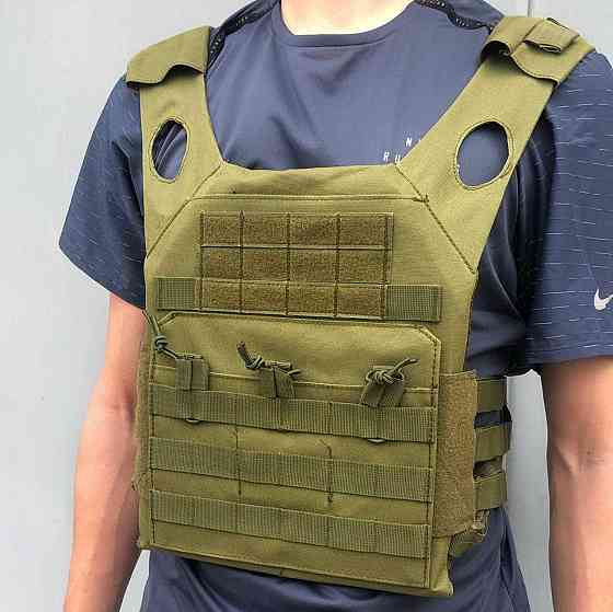 Плитоноска Бронежилет с плитами 6 класса Оливковый Киев